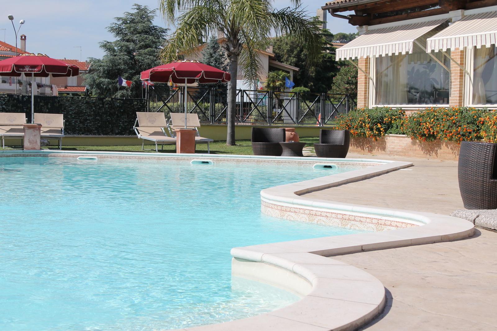 Hotel Villa Tirreno Tarquinia Exterior foto